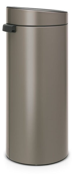Šedý dotykový ocelový odpadkový koš 30 l Touch Bin – Brabantia