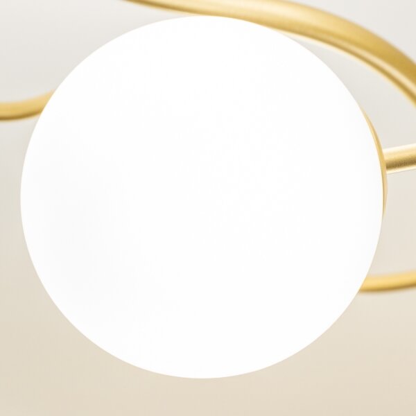 Brilagi - LED Přisazený lustr MISTEL 15xG9/3W/230V zlatá/bílá