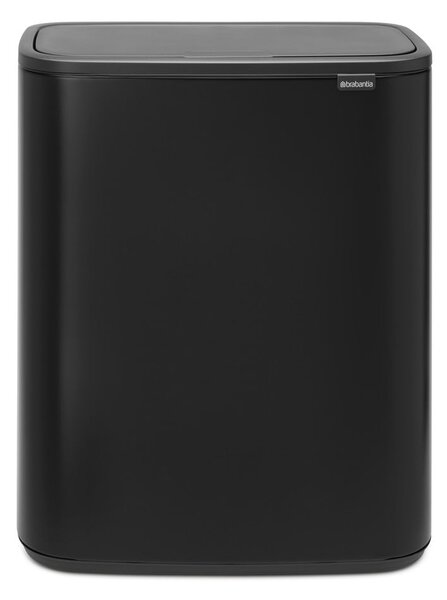 Matně černý dotykový ocelový odpadkový koš 60 l Bo Touch Bin – Brabantia