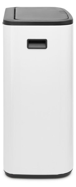 Bílý dotykový ocelový odpadkový koš na tříděný odpad 2x30 l Bo Touch Bin – Brabantia