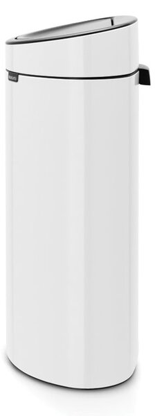 Bílý dotykový ocelový odpadkový koš 40 l Touch Bin – Brabantia