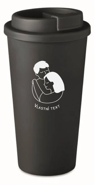 Personalizovaný cestovní termohrnek - pár v objetí