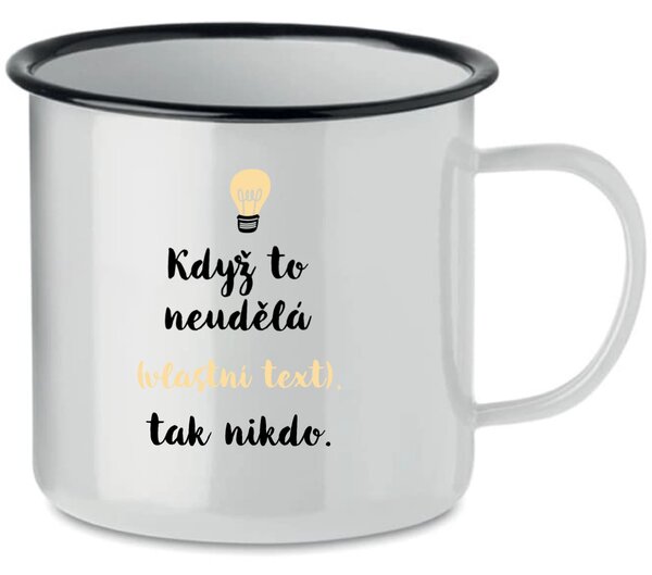 Personalizovaný retro plecháček - když to nezvládne … tak nikdo