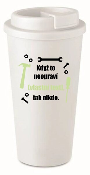 Personalizovaný cestovní termohrnek - když to nezvládne … tak nikdo