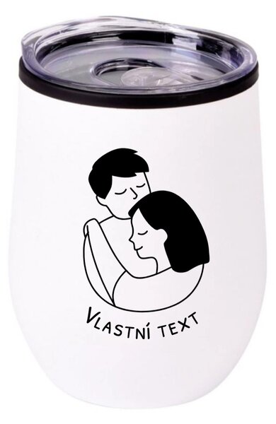 Personalizovaný termohrnek "BOWL" - pár v objetí