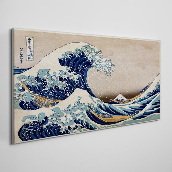 Obraz na plátně Obraz na plátně Kanagawa je velká vlna