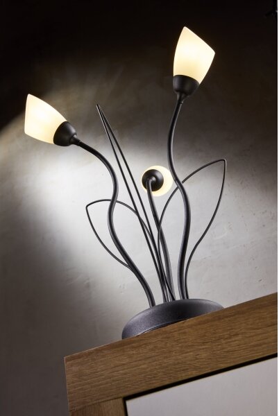 Jupiter 2065 - Stolní lampa GLORIOSA 3xG9/14W/230V černá