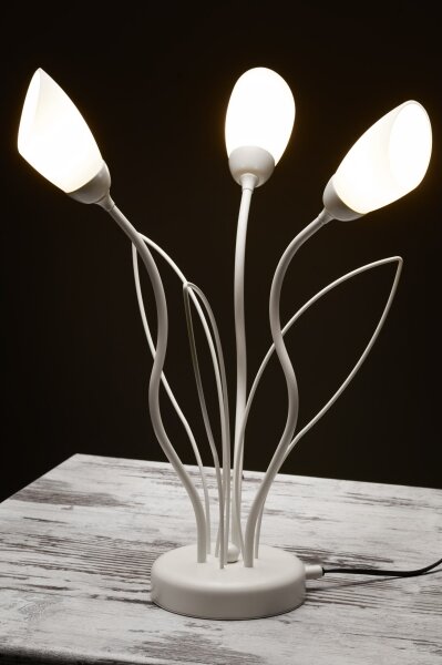 Jupiter 2060 - Stolní lampa GLORIOSA 3xG9/14W/230V krémová