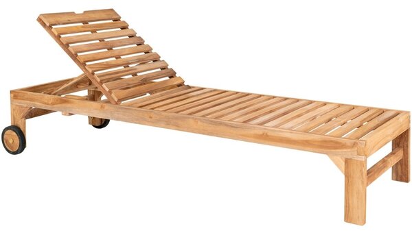 -25 % Dny MOMENTI– Nordic Living Teakové zahradní lehátko Doraem