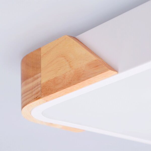 Brilagi - LED Stropní svítidlo PILANA LED/24W/230V dub/bílá 32x32 cm