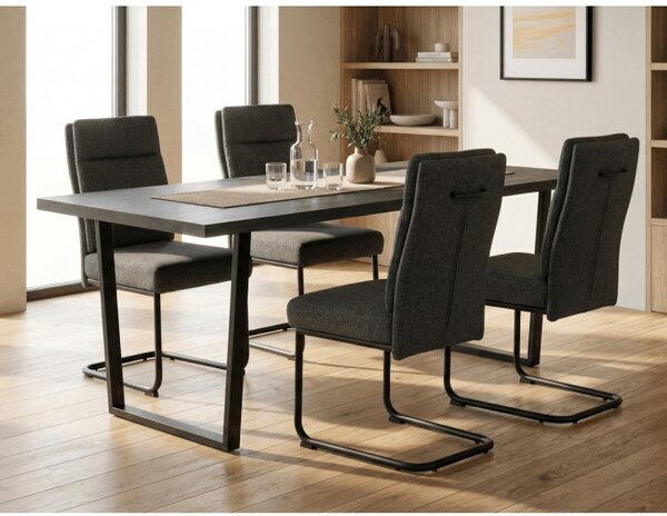 Jídelní židle šedá DCL-P3107 GREY2