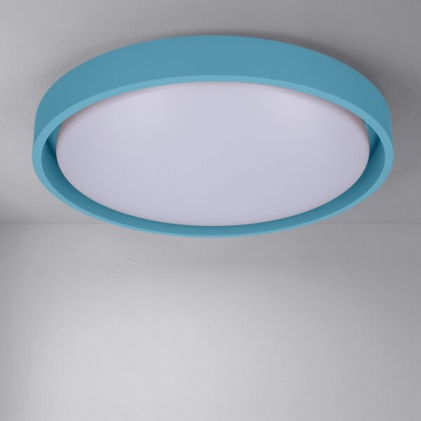 Brilagi-LED Stmív. svítidlo MATTEO LED/48W/230V 3000-6500K pr. 41 cm tyrkysov+DO