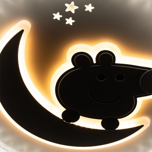 Brilagi - LED Dětské stropní svítidlo PIGGY LED/70W/230V 3000/4500/6000K