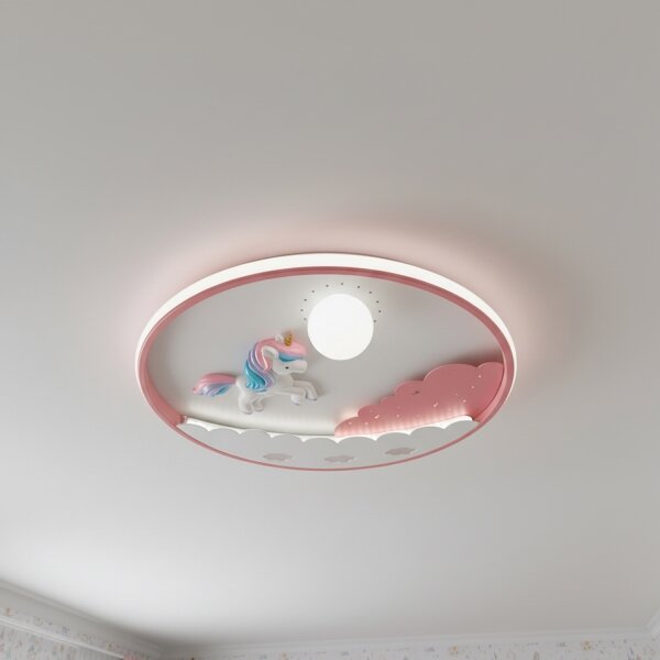 Brilagi -LED Stmívat. dětské stropní svítidlo UNICORN LED/68W/230V 3000-6000K+DO