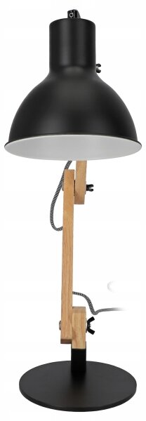 Stolní lampa 1xE27/40W/230V černá