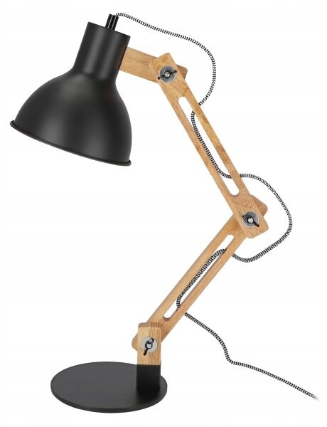 Stolní lampa 1xE27/40W/230V černá