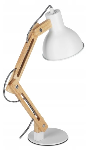 Stolní lampa 1xE27/40W/230V bílá