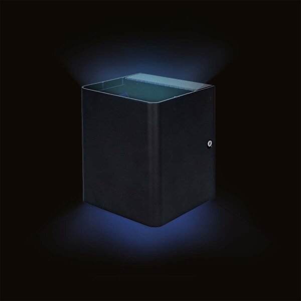 Nedis ZBLOW10RGBW - LED RGBW Stm. venk. svít. LED/12W/230V IP65 Wi-Fi Tuya černá
