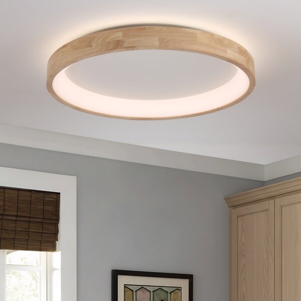 Brilagi-LED Strop. svítidlo FALCON WOOD LED/60W/230V 3000/4000/6000K 80 cm dřevo