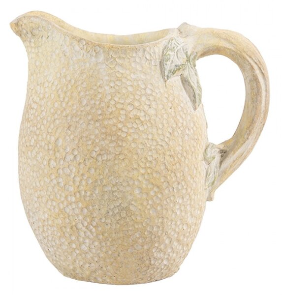 Cementový džbán ve tvaru citronu Terazzo – 20x15x20 cm