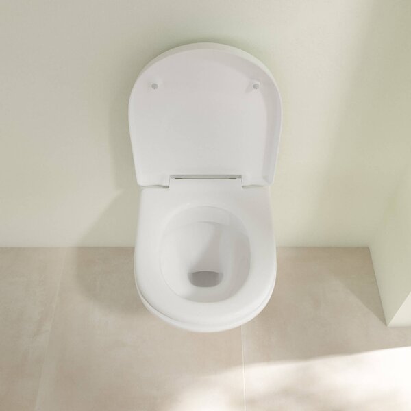 Villeroy&Boch O.Novo kompaktní závěsné WC včetně WC sedátka s DirectFlush Bílá alpská