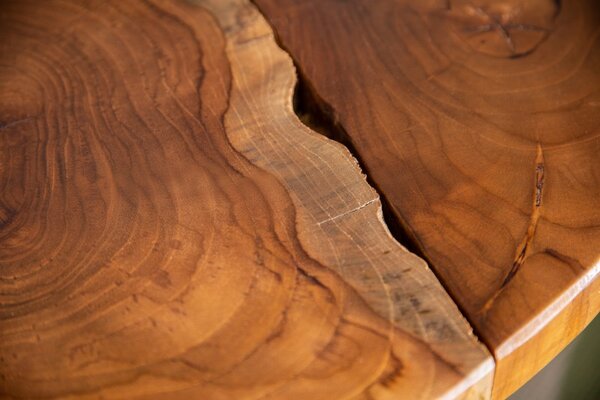 Designový konferenční stůl Mappe 70 cm teak
