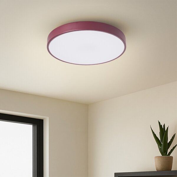Brilagi-LED Stm stropní svítidlo POOL LED/36W/230V 3000-6000K 30 cm burgundy+DO