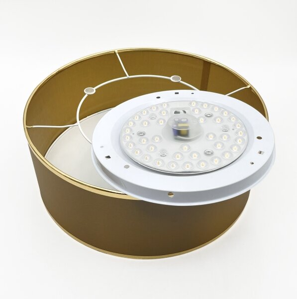 LED Stropní svítidlo SIRJA LED/20W/230V 4000K pr. 35 cm hnědá/zlatá