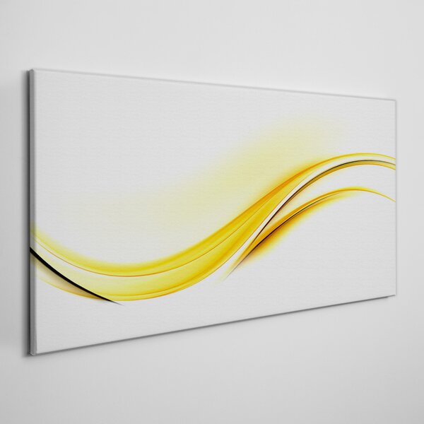Obraz na plátně Obraz na plátně Abstrakce žluté vlny