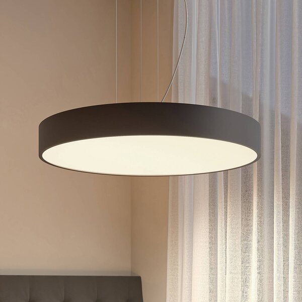 Arcchio Noabelle LED závěsné světlo, černé, 80 cm, stmívatelný, Černá, Kuchyň, kov, Moderní