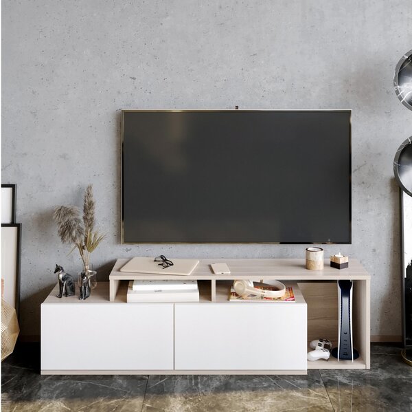 TV stolek/skříňka Neru (cordoba + bílá)