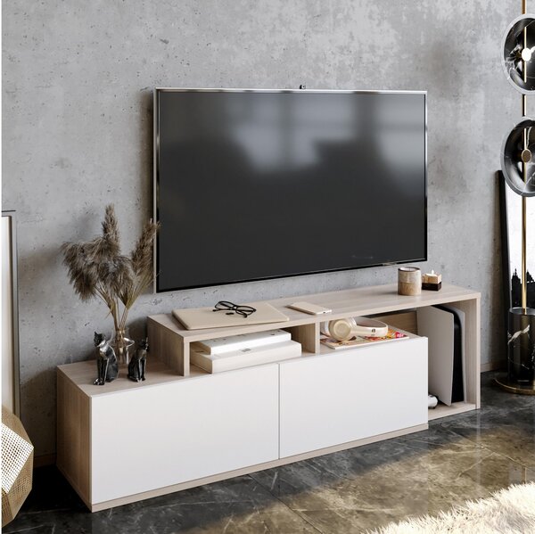 TV stolek/skříňka Neru (cordoba + bílá)
