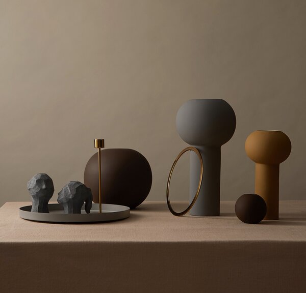 COOEE Design Váza Pillar Grey - 32 cm CED197