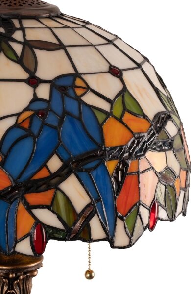 Brilagi - Tiffany vitrážová stojací lampa JUNGLE 2xE27/60W/230V