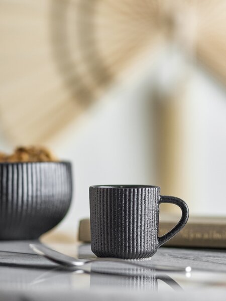 Keramický hrnek na espresso Neri Black 75 ml