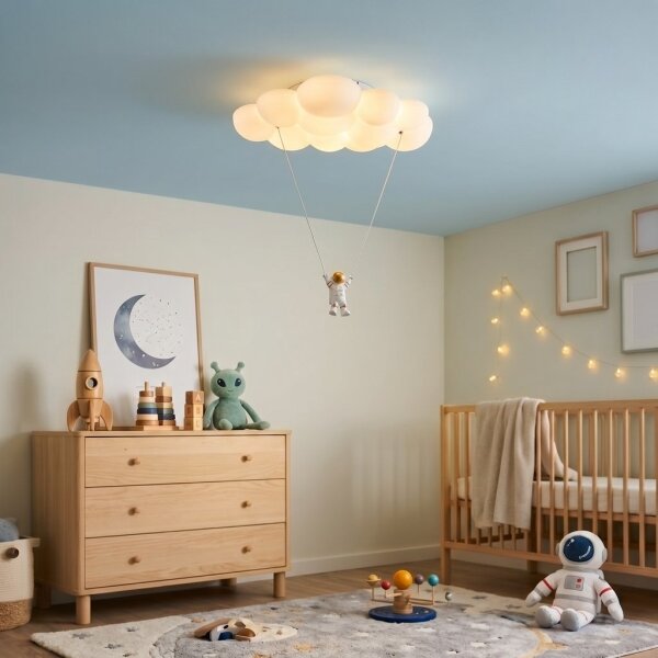 Brilagi - LED Dětské stropní svítidlo ASTRO LED/77W/230V bílá