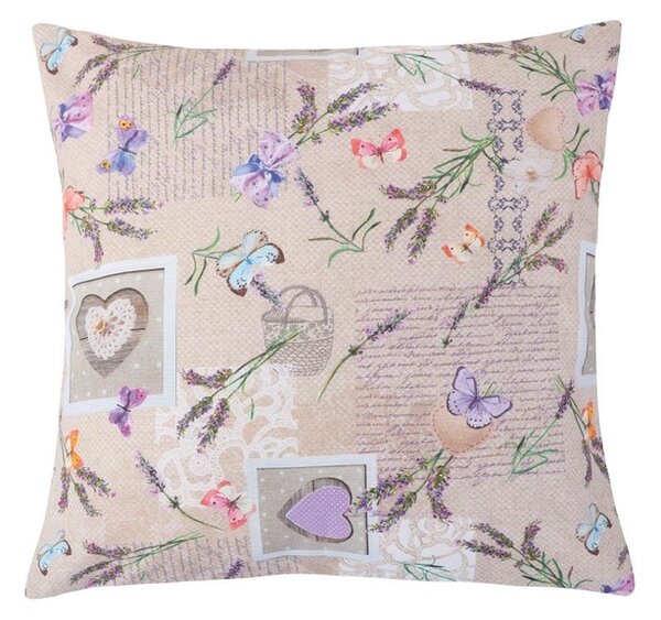 Bellatex polštářek Ema patchwork levandule 45x45 cm