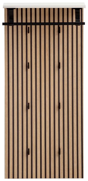 ŠATNÍ PANEL, černá, barvy dubu, 50/110,6/20,9 cm MID.YOU - Šatní panely, Online Only