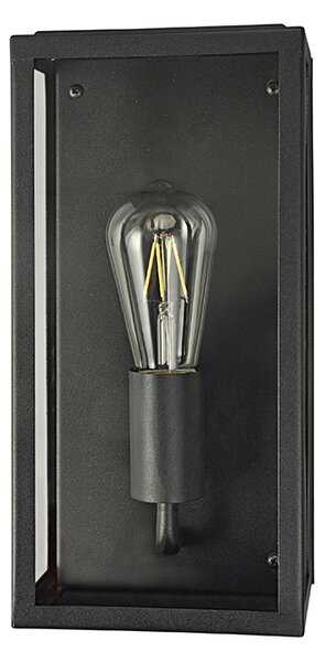 ACA Lighting Venkovní nástěnné svítidlo CELIA max. 60W/E27/230V/IP44, černá barva