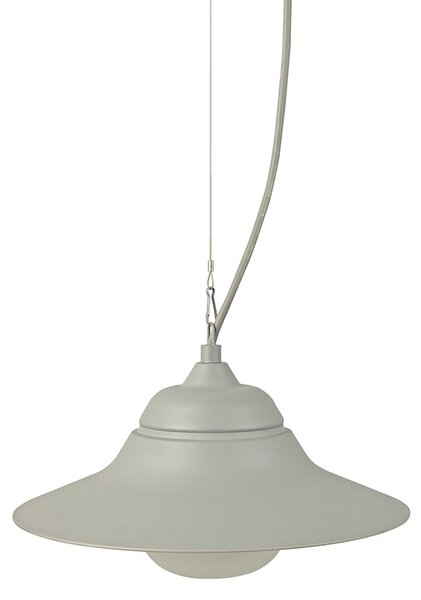 ACA Lighting Venkovní závěsné svítidlo JULIE max. 60W/E27/230V/IP44, šedé