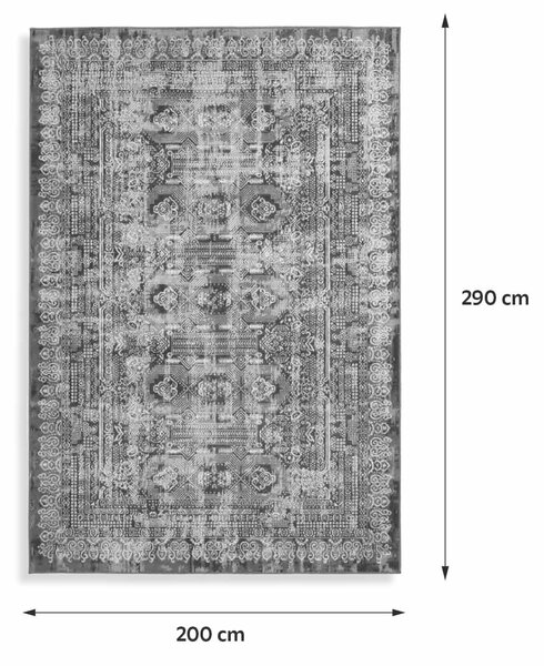 VINTAGE KOBEREC, 200/290 cm, modrá Kayoom - Online Only koberce & rohožky, Online Only