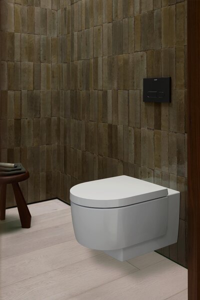 Duravit závěsné WC Balcoon 37x54 cm, bílý vysoký lesk