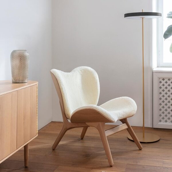 Antracitově šedá kovová stojací lampa UMAGE ASTERIA 150 cm