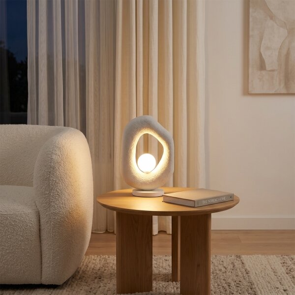 Brilagi - Stolní lampa WABI SABI 1xG9/8W/230V bílá