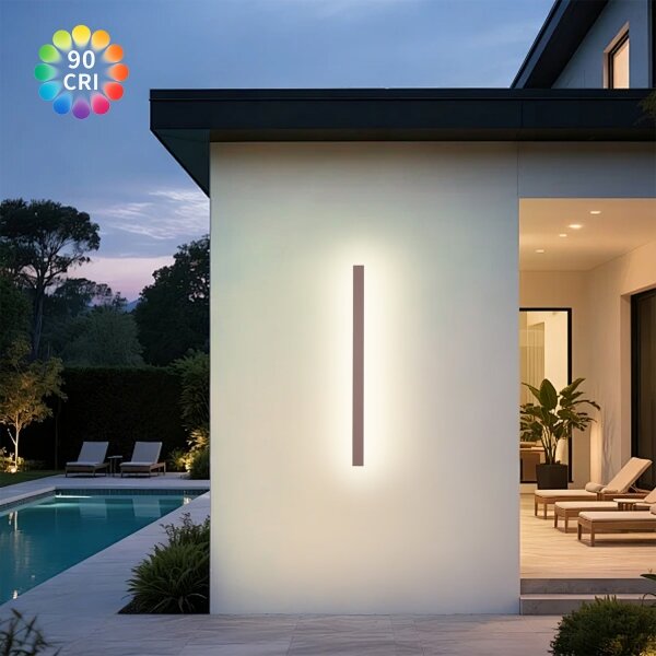 Brilagi-LED Venk. nást. svít. LINEAR LED/22W/230V 3000K IP65 100 cm hnědá CRI 90