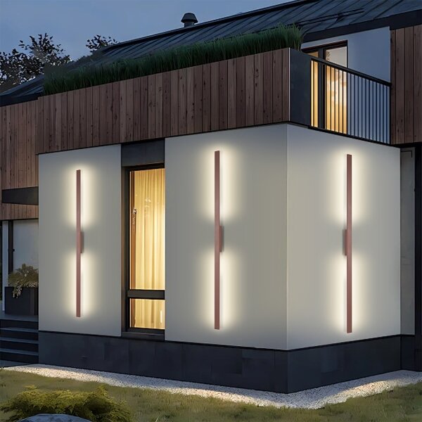 Brilagi - LED Venk. nást. svít. LUNA LED/30W/230V 3000K IP65 150 cm hnědá CRI 90