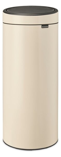 Béžový dotykový ocelový odpadkový koš 30 l Touch Bin – Brabantia
