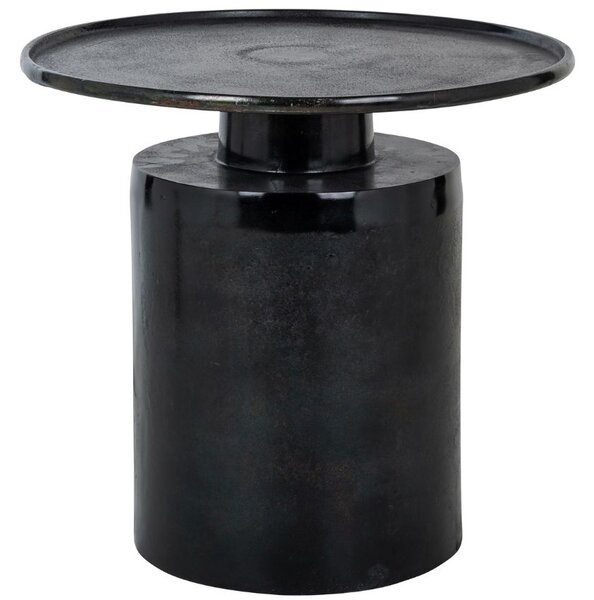 Černý kovový odkládací stolek Richmond Griffin 51 cm