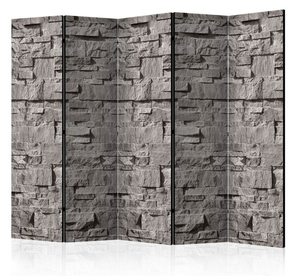 Paraván tmavě šedý kámen Velikost (šířka x výška): 225x172 cm