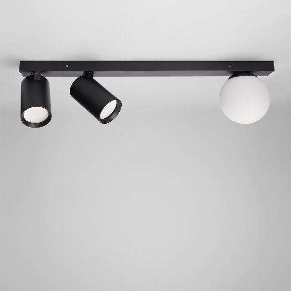Brilagi - Bodové svítidlo SELE BALL 2xGU10/30W/230V + 1xG9/10W černá